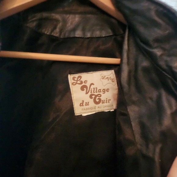 Vintage leather coat - Picture 6 of 6